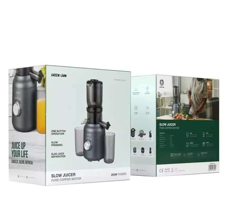آب مرکبات گیری گرین لاین مدل Slow Juicer Pure — تصویر ۴