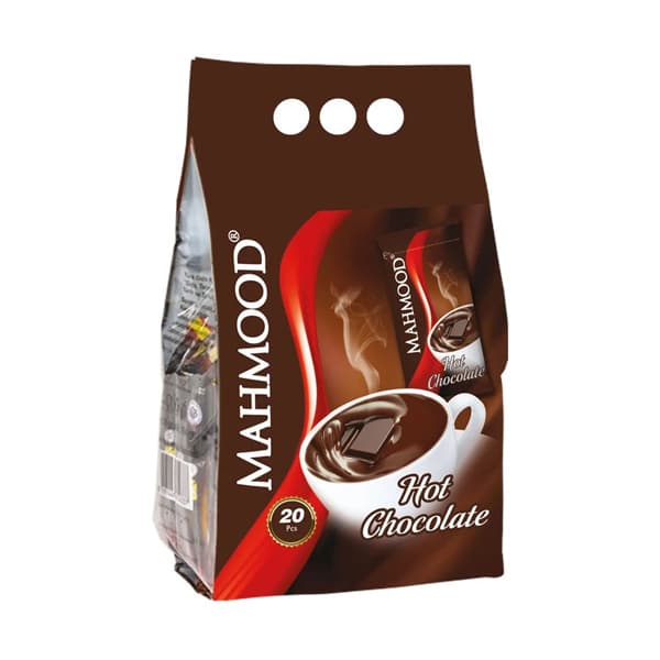 پودر هات چاکلت محمود مدل Hot Chocolate بسته 20 عددی