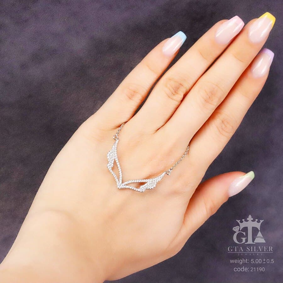 مدال نقره میکرو طرح بال کد 21190 — تصویر ۲