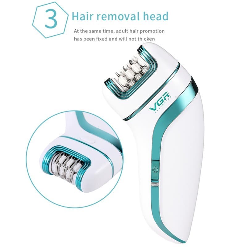 اپیلاتور سه کاره وی جی آر مدل V-713 — تصویر ۳