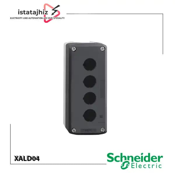 جعبه فرمان بدون پوش باتن چهار دکمه اشنایدر XALD04