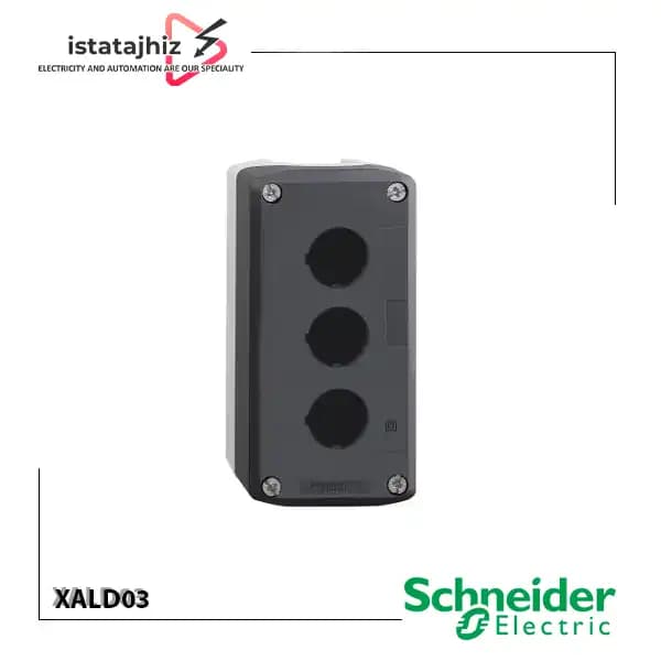جعبه فرمان بدون پوش باتن سه دکمه اشنایدر XALD03