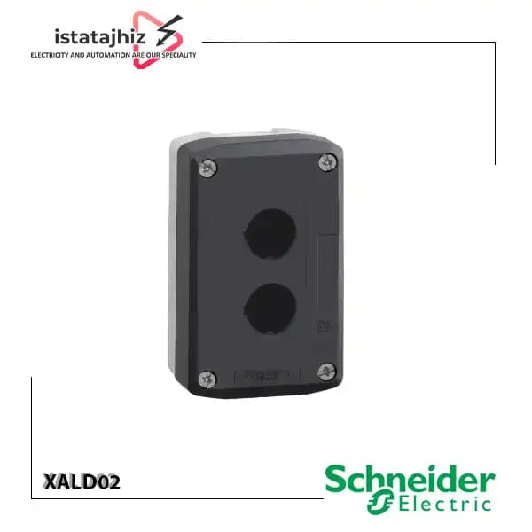 جعبه فرمان بدون پوش باتن دو دکمه اشنایدر XALD02