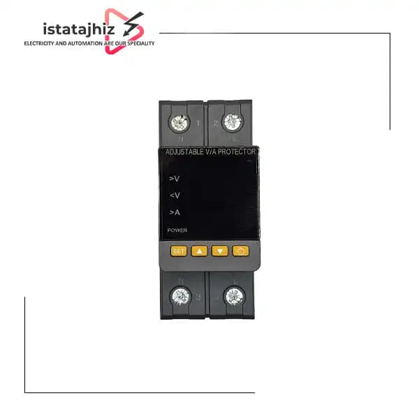 محافظ جریان و ولتاژ قابل تنظیم تک فاز