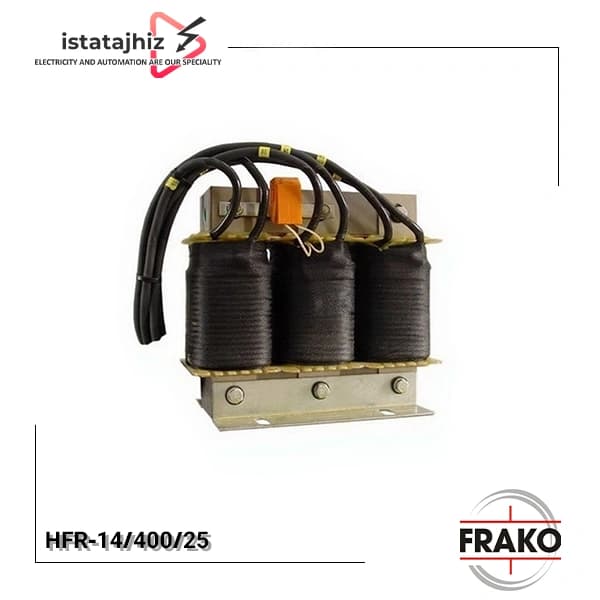 فیلتر هارمونیک خازنی فراكو 25 کیلووار مدل HFR-14/400/25