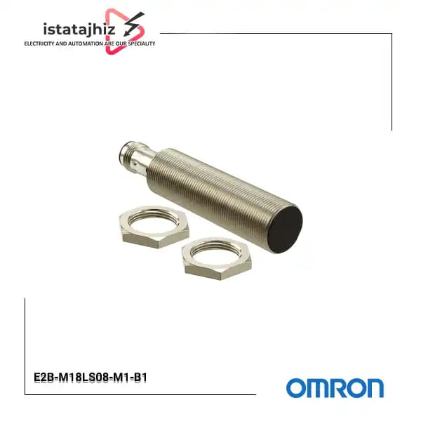 سنسور القایی امرن مدل E2B-M18LS08-M1-B1 قطر 18 سوکتی PNP