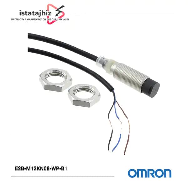 سنسور القایی امرن مدل E2B-M12KN08-WP-B1 2M قطر 12 سوکتی PNP