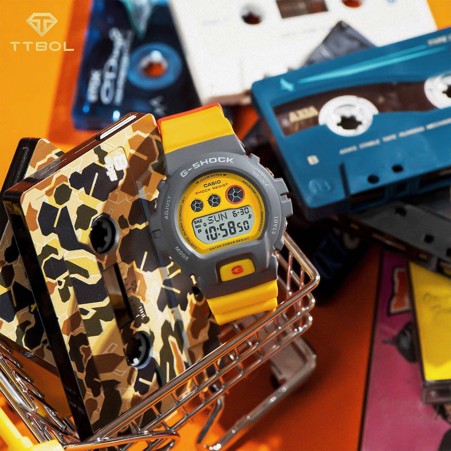 ساعت مچی کاسیو جیشاک CASIO G-SHOCK GMD-S6900Y-9 — تصویر ۲
