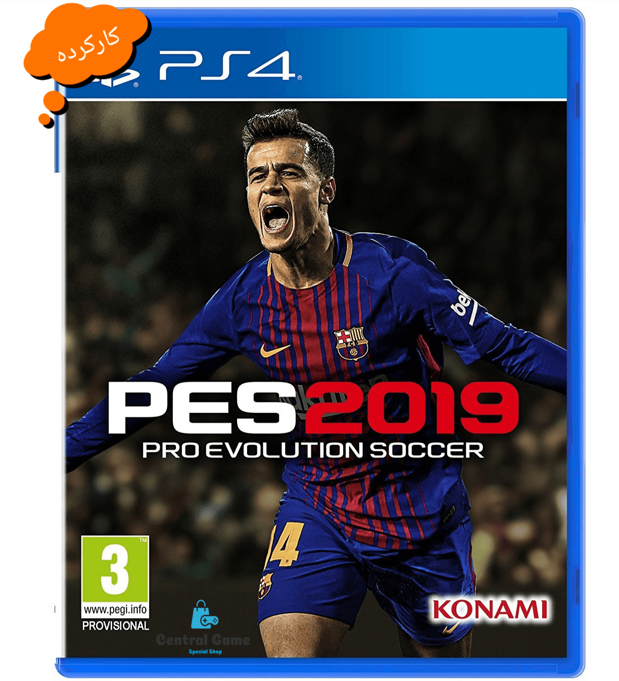 دیسک بازی Pes 2019 Ps4 کارکرده
