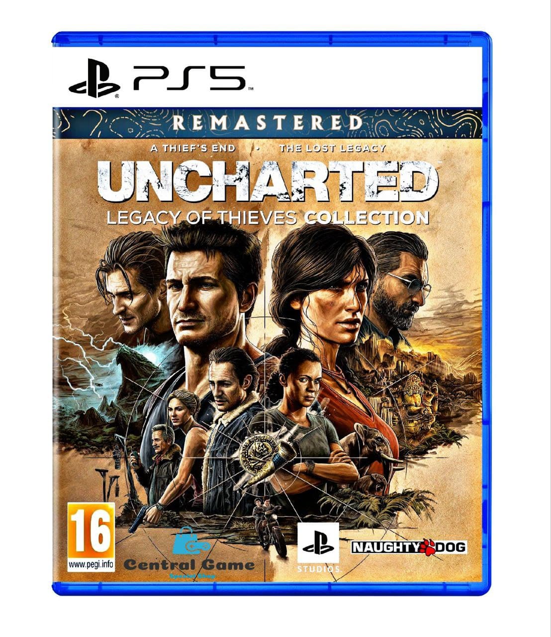 دیسک بازی Uncharted Legacy Of Thieves Collection Remastered Ps5 آکبند