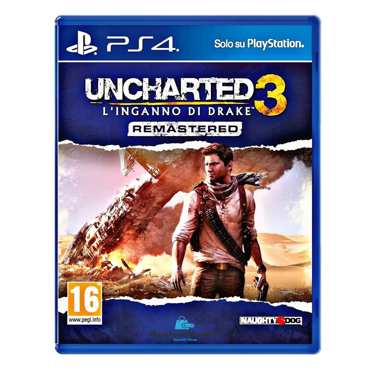 دیسک بازی Uncharted 3 Drake’s Deception Remastered Ps4 آکبند