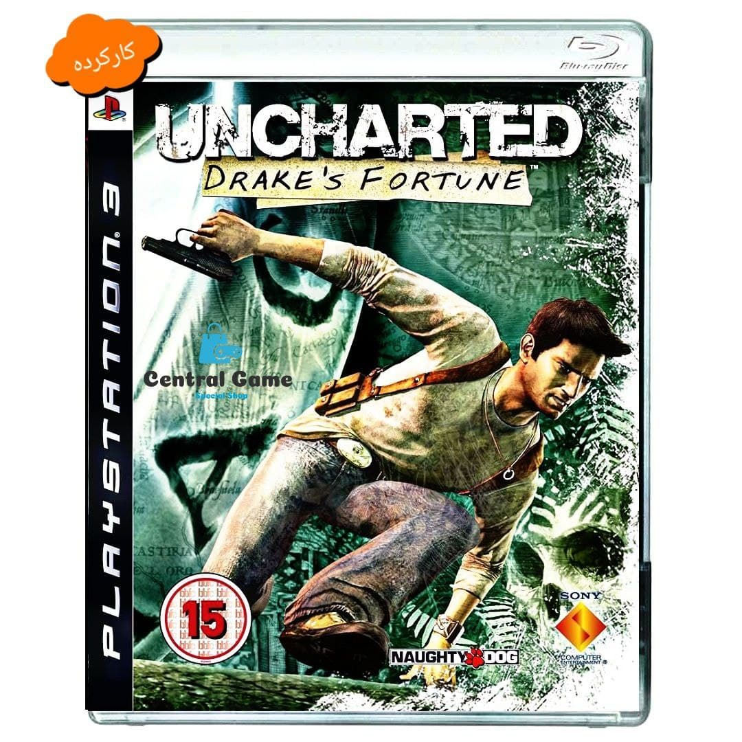 دیسک بازی Uncharted 1 Drake’s Fortune Ps3 کارکرده
