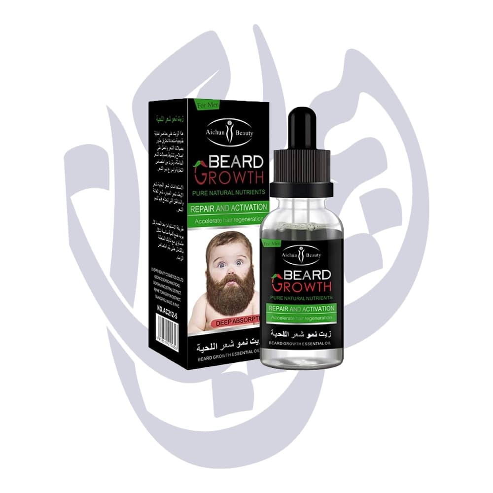 روغن رویش ریش طرح بچه ایچون Aichun Beard Oil حجم 30 میلی لیتر