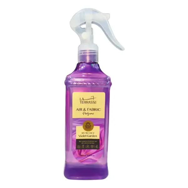اسپری بوگیر و خوشبو کننده هوا لاتراس مدل Violet Garden حجم ۳۶۵ میلی‌لیتر