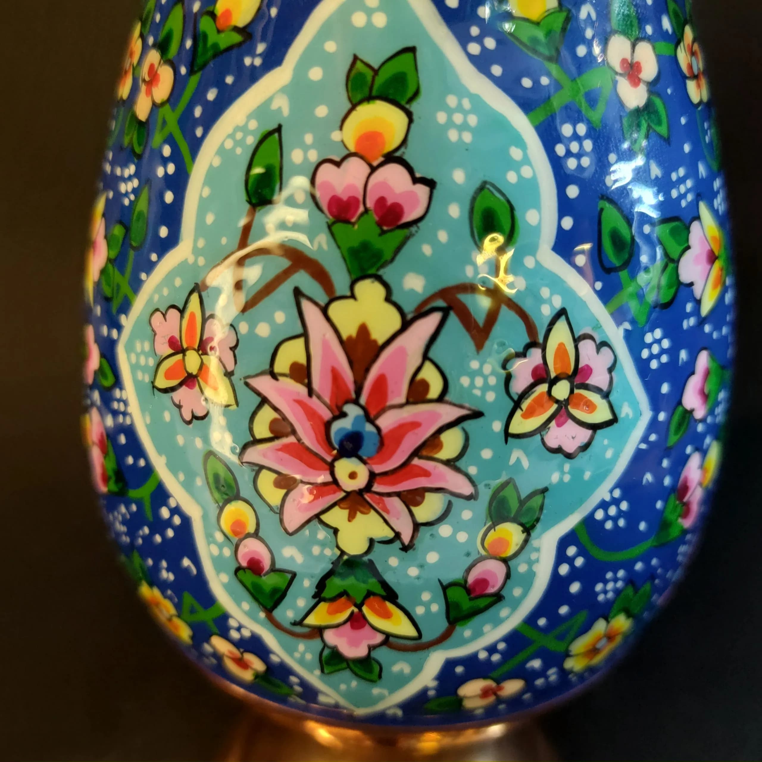 گلدان مس پرداز سایز 30 — تصویر ۳