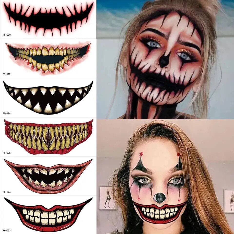تتو صورت هالووین کد ۱ — تصویر ۲