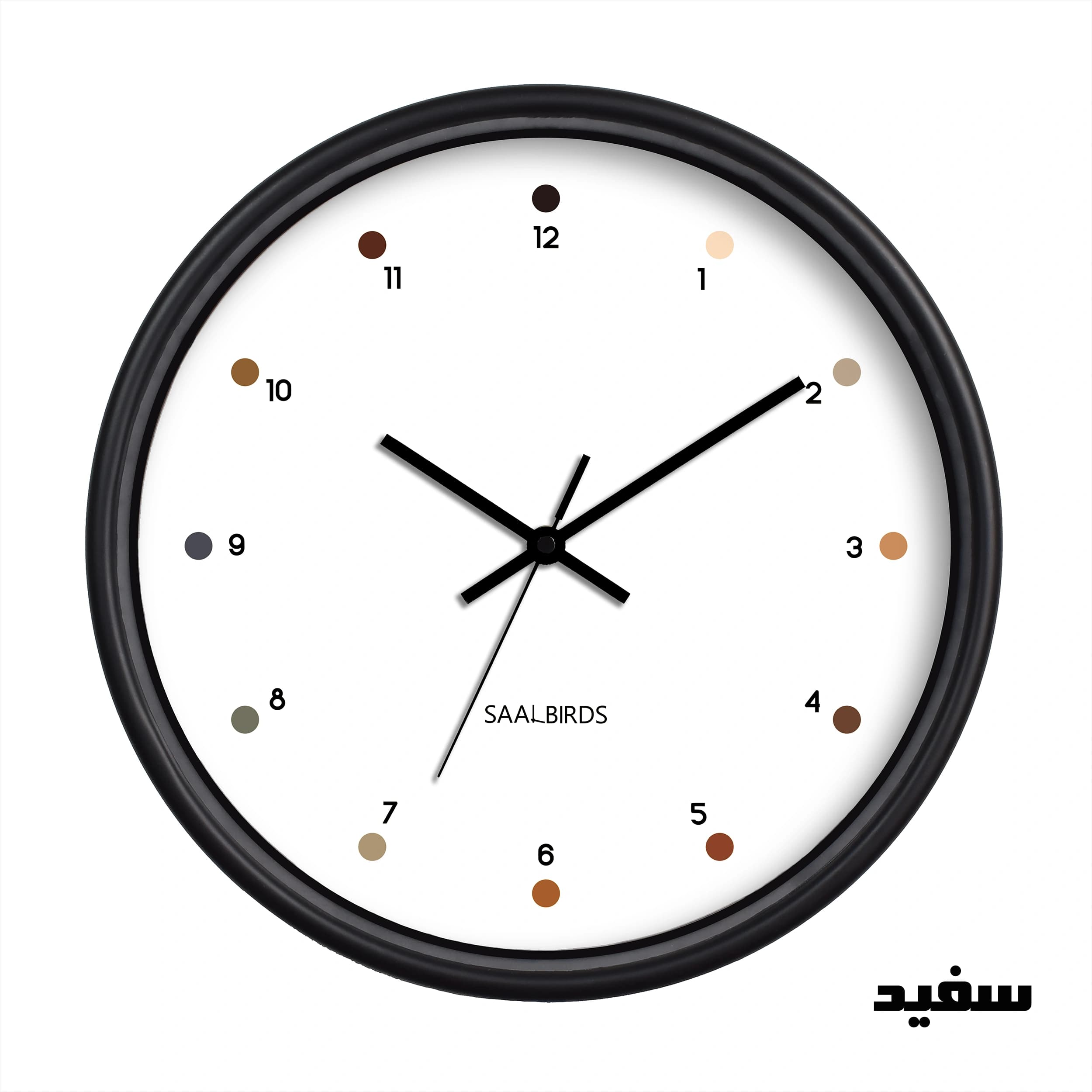 ساعت دیواری سال بردز طرح مینیمال مدل CW-469 — تصویر ۳