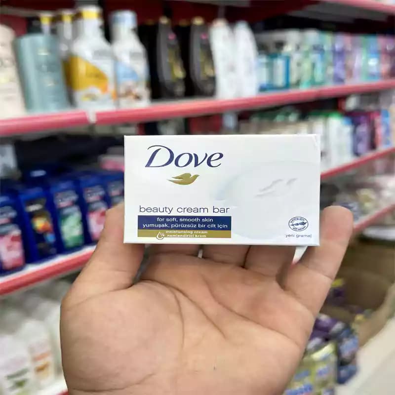 صابون داو اصل عصاره شیر Dove سفید