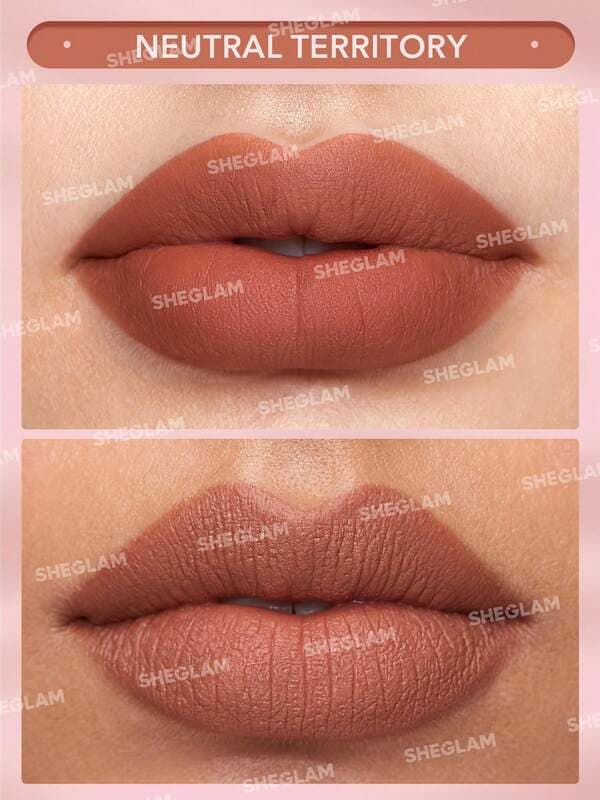 رژ لب مات MATTE ALLURE LIPSTICK -NEUTRAL TERRITORY شیگلم SHEGLAM — تصویر ۲