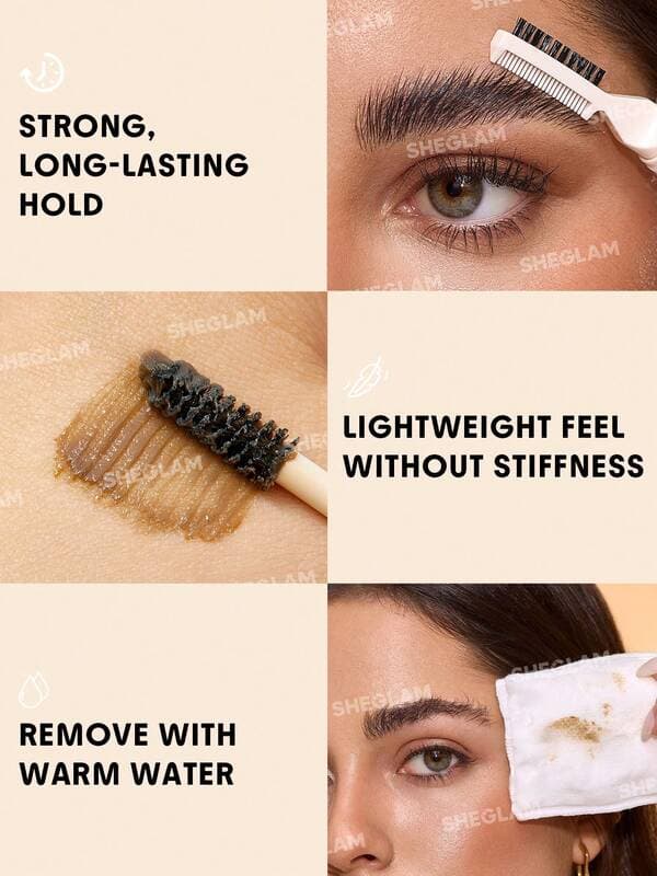 فیکس‌کننده‌ی ابروی Save It Laminating Brow Gel شیگلم SHEGLAM — تصویر ۳