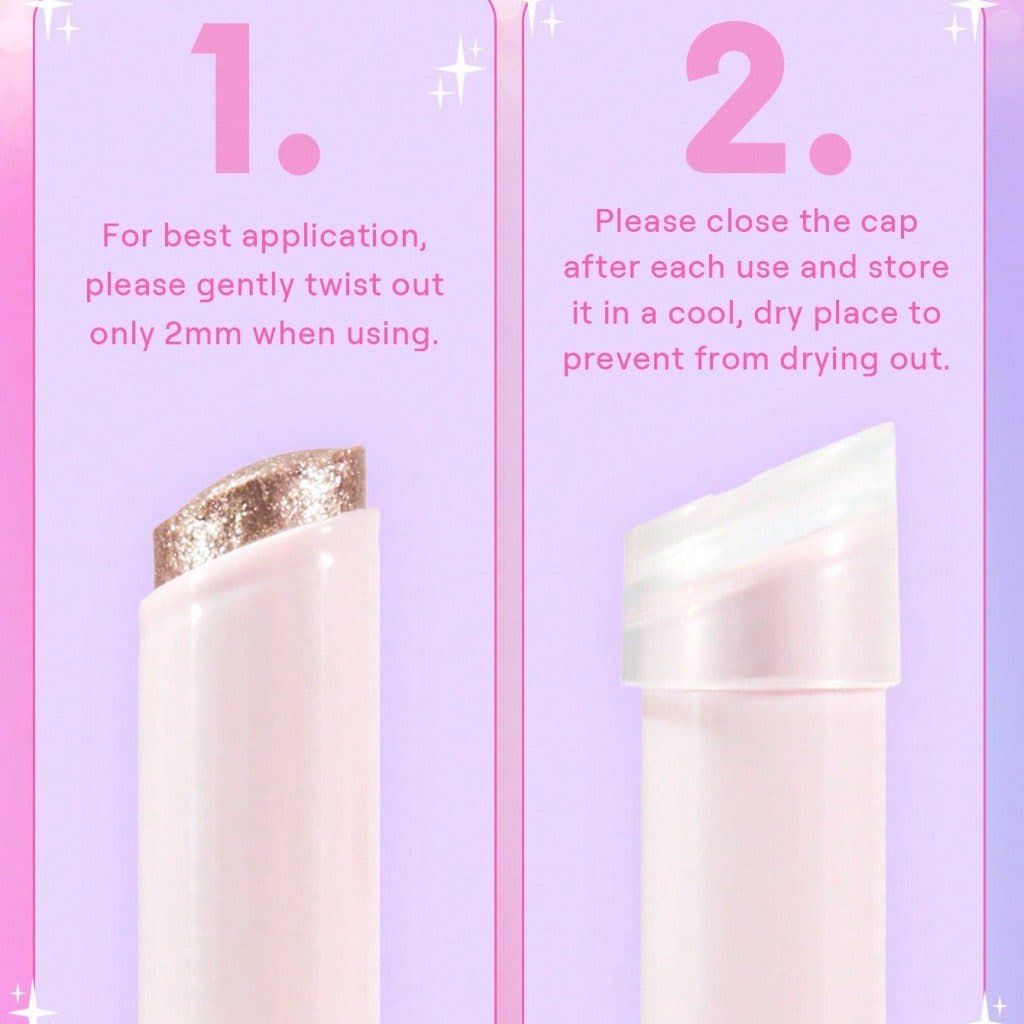 سایه چشم استیکی کرستالی ژله ای رنگ Aura Blitz شیگلم SHEGLAM — تصویر ۸