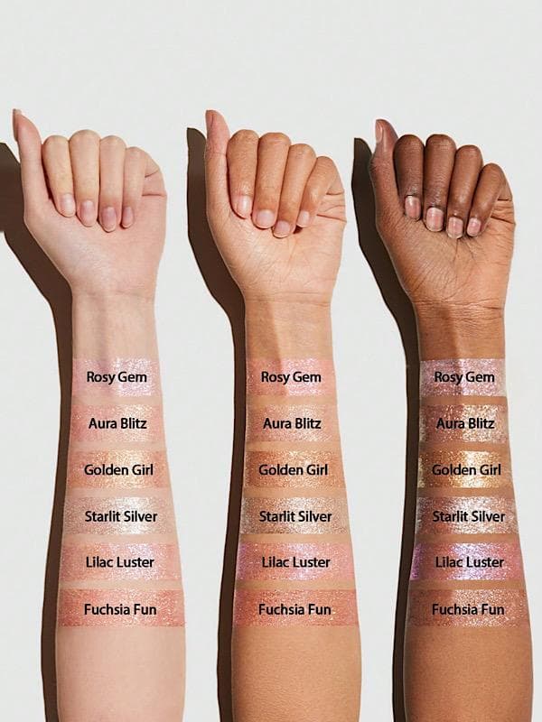 سایه چشم استیکی کرستالی ژله ای رنگ Aura Blitz شیگلم SHEGLAM — تصویر ۹