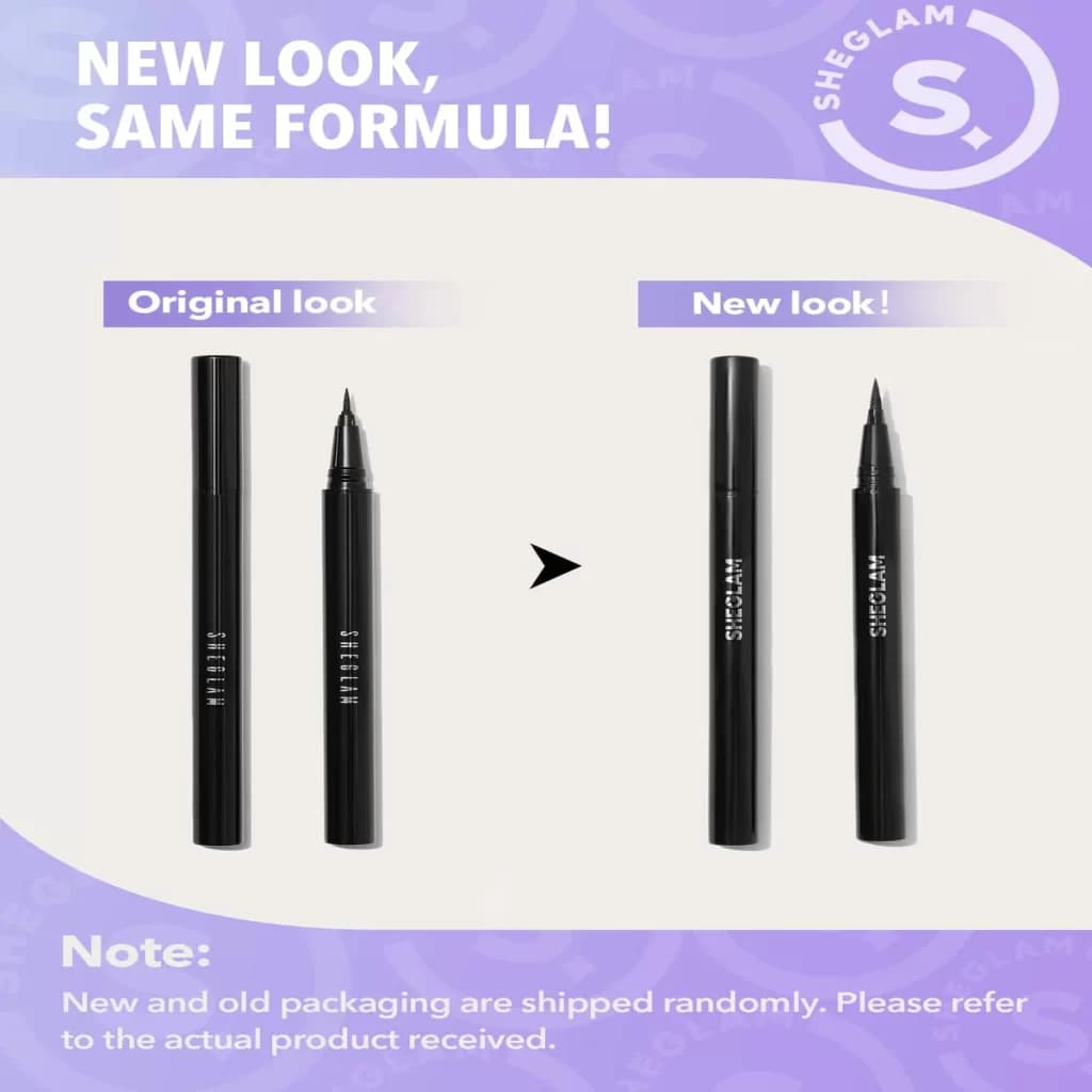 خط چشم مایع ON FLEEK LONG LASTING – مشکی شیگلم SHEGLAM — تصویر ۶