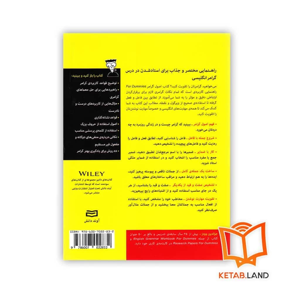 کتاب اصول گرامر For Dummies — تصویر ۲