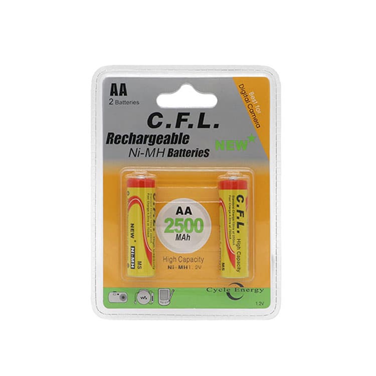 باطری قلم شارژی 2تایی CFL 2500