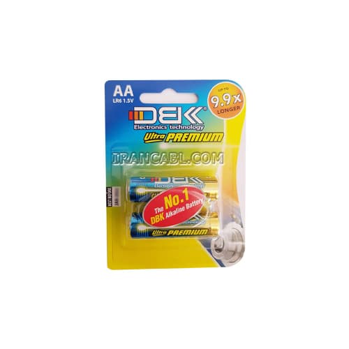 باطری نیم قلم 2تایی DBK ULTRA PREMIUM