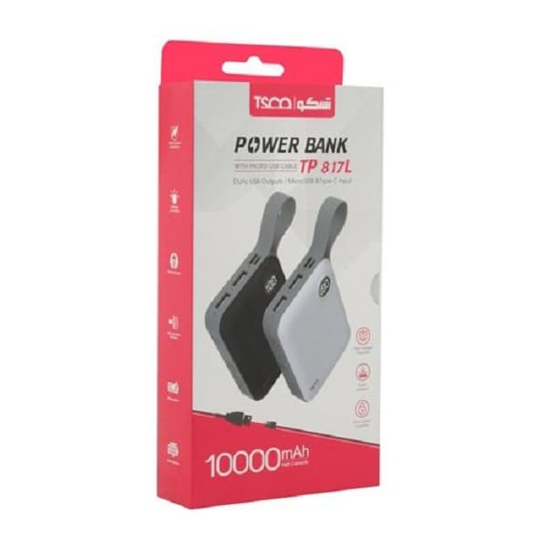 شارژر همراه تسکو مدل TP-817 L ظرفیت 10000MAH — تصویر ۲