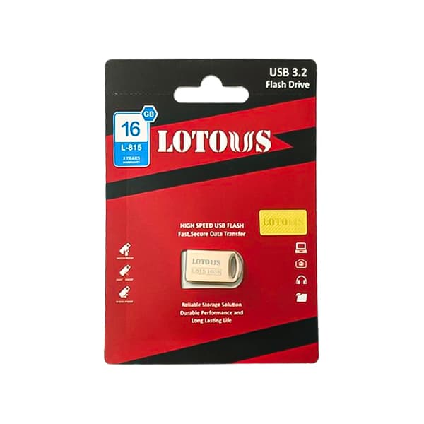 فلش مموری 16GB لوتوس USB3.0 مدل L815 — تصویر ۲