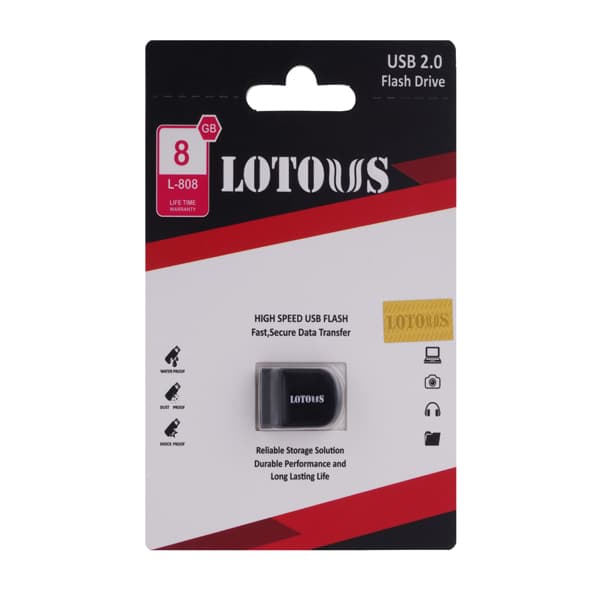 فلش مموری 8GB لوتوس USB2.0 مدل L808 — تصویر ۲