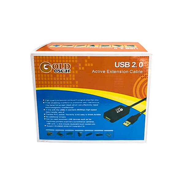 کابل افزایش طول USB برددار اسکار طول 25 متر — تصویر ۲