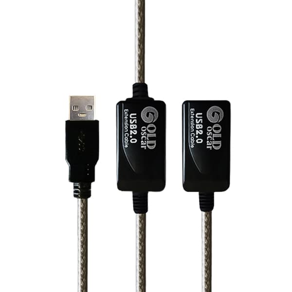 کابل افزایش طول USB برددار اسکار طول 25 متر
