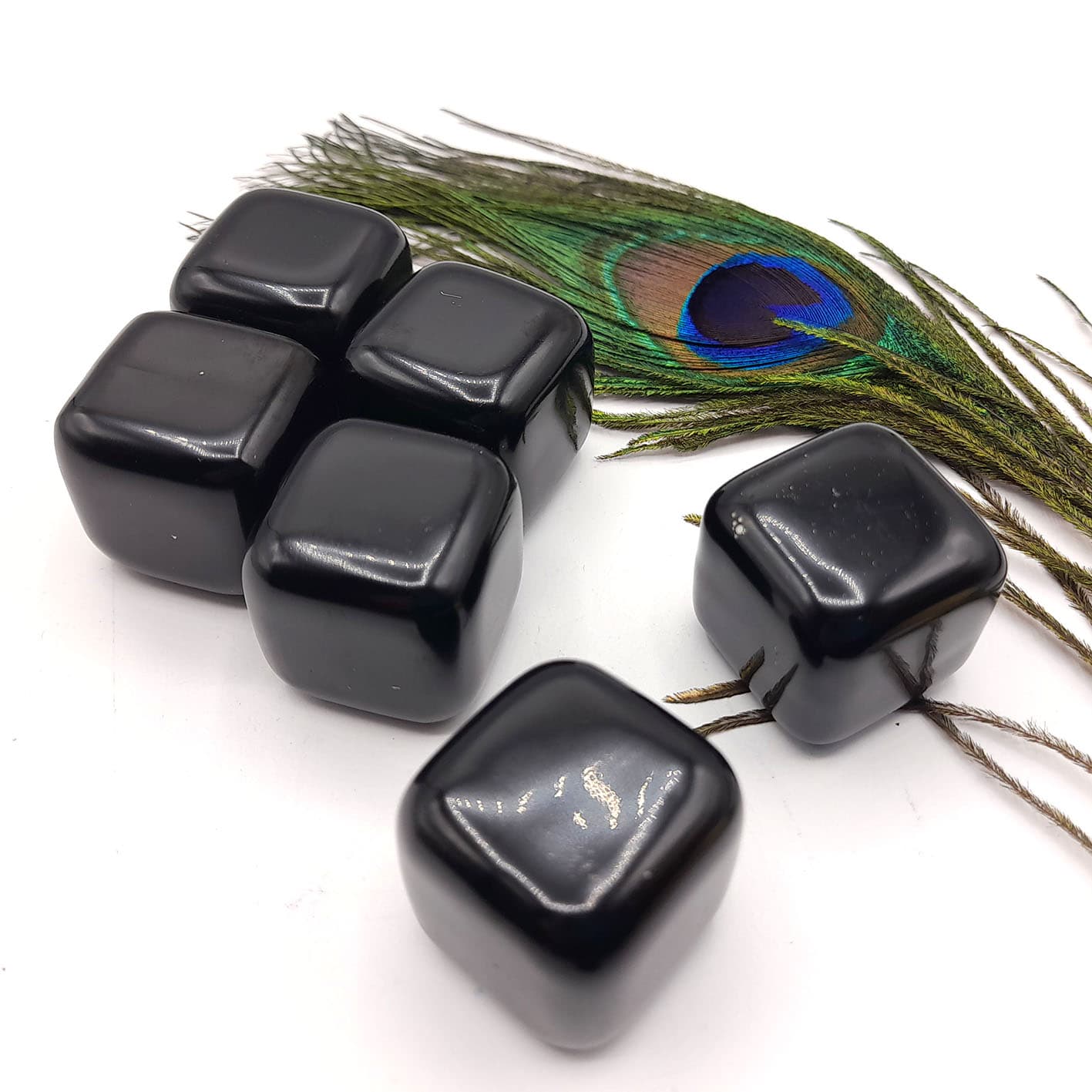 یخ فلزی مکعبی استیل 8 عددی مشکی کد k310007 — تصویر ۲