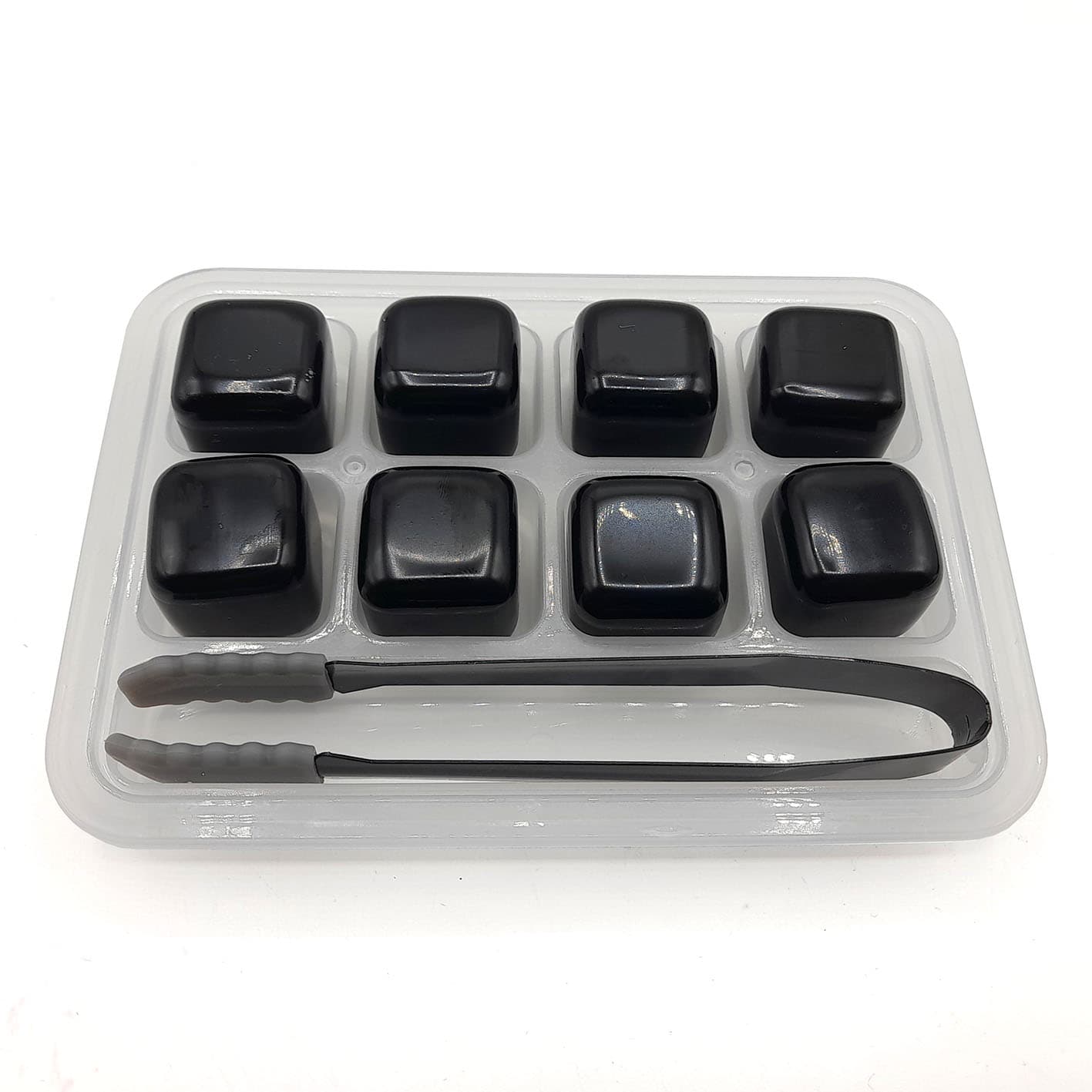یخ فلزی مکعبی استیل 8 عددی مشکی کد k310007