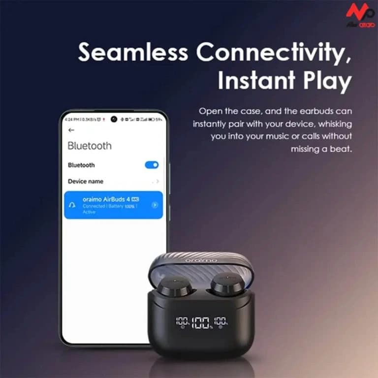 هندزفری بلوتوثی اورایمو مدل AirBuds 4 OTW-340 — تصویر ۲