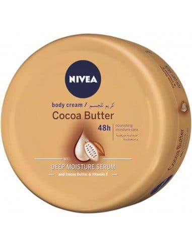 کرم مرطوب کننده بدن نیوا حاوی کره کاکائو 48 ساعته 200 میل Nivea Body Cream Cocoa Butter