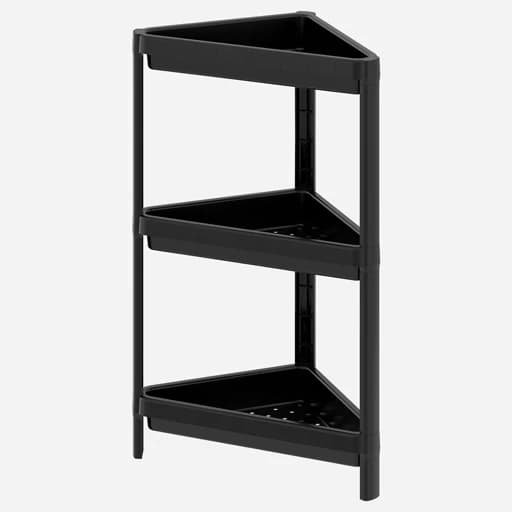 شلف حمام مشکی ایکیا IKEA-VESKEN فیلبندشاپ مدل 843209