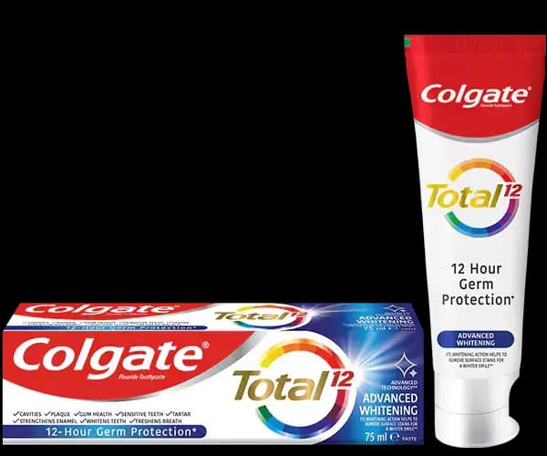 خمیردندان کلگیت سفید کننده توتال 12 – 100 میل Colgate Total 12 Advanced Whitening Toothpaste — تصویر ۲