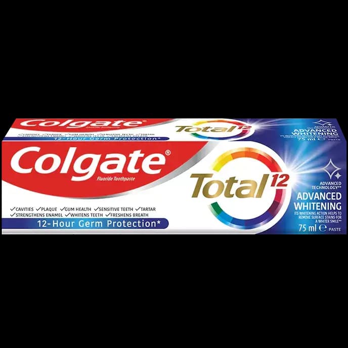 خمیردندان کلگیت سفید کننده توتال 12 – 100 میل Colgate Total 12 Advanced Whitening Toothpaste