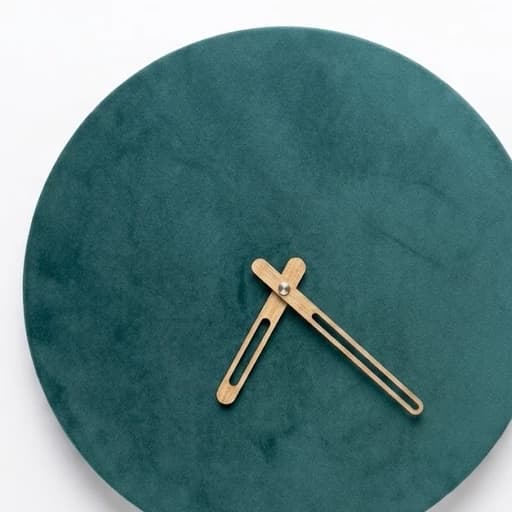 ساعت دیواری مدرن مخمل مدل Velvet Clock قطر 35 ***ارسال رایگان*** فیلبندشاپ مدل 835679