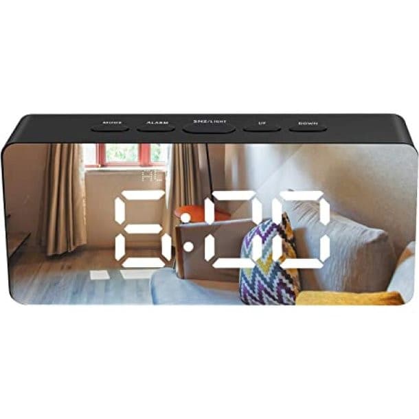 ساعت دیجیتال مدل آینه ای کد DS-3698-MAX فیلبندشاپ مدل 835676 — تصویر ۲