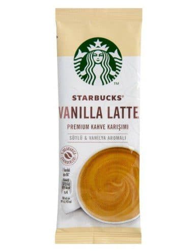 کافی میکس استارباکس وانیلا لاته تکی 14گرمی Starbucks Vanilla latte