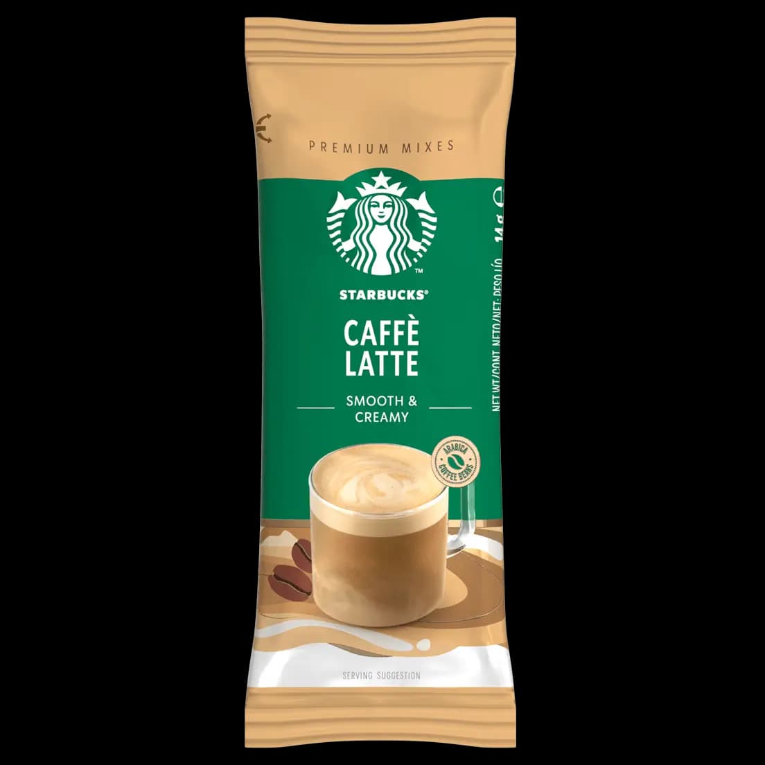 کافی میکس استارباکس کافی لاته تکی 14گرمی Starbucks Caffe Latte