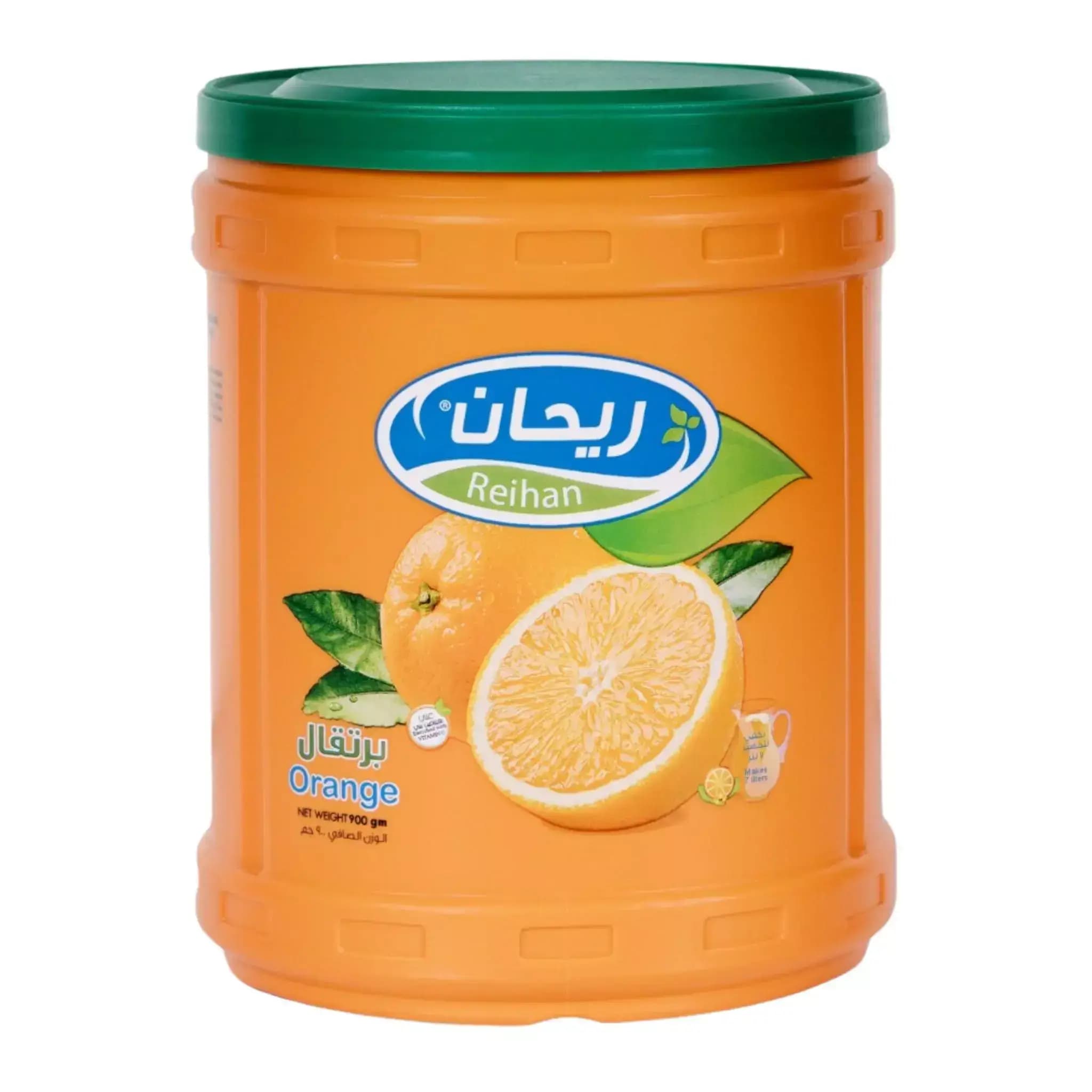 پودر شربت ریحان با طعم پرتقال 900 گرمی Reihan Orange Instant Flavor Drink