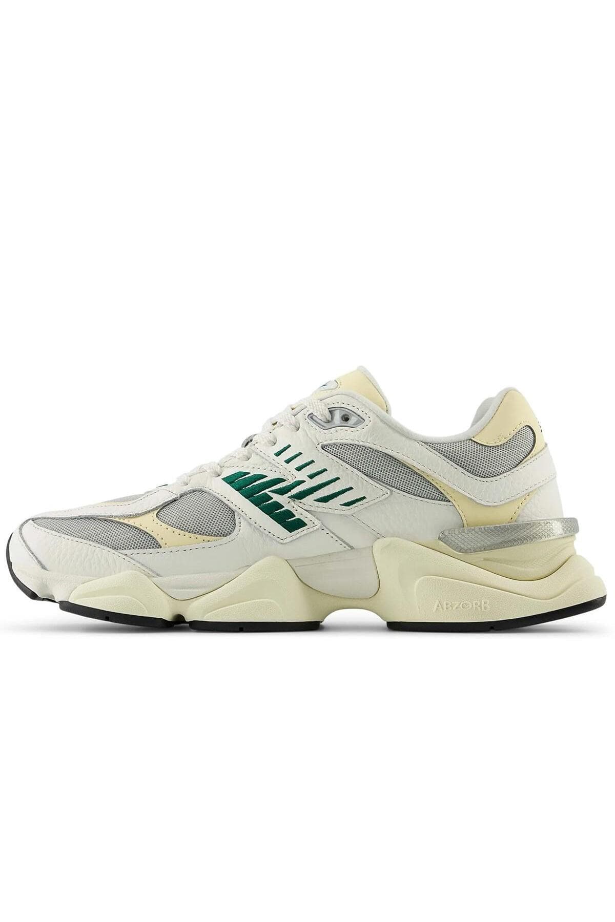 کفش اسنیکر نیو بالانس زنانه چرم سفید بیسیک راسته Classical/کلاسیک | New Balance 90.60 ESE VN — تصویر ۲