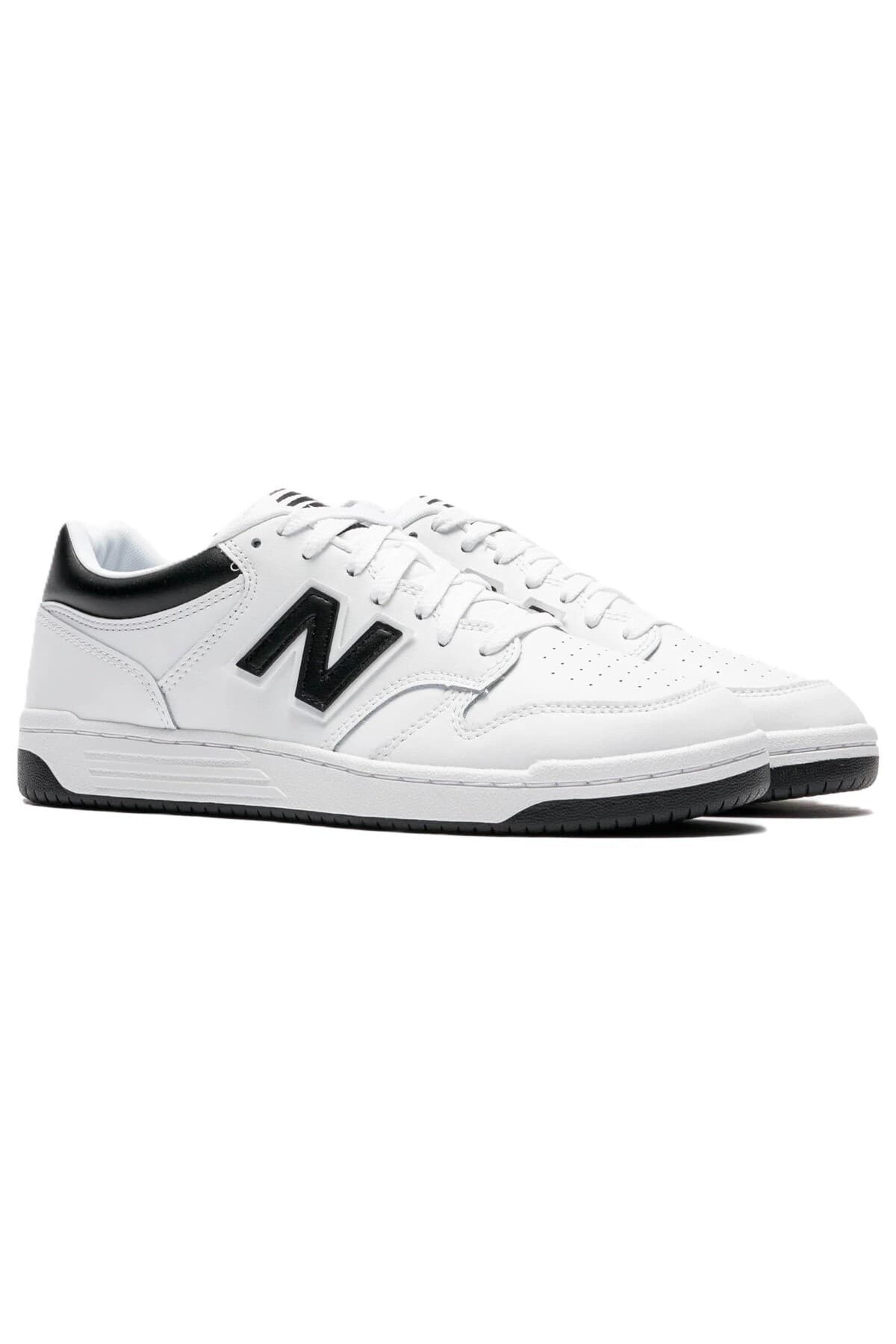 کفش اسنیکر نیو بالانس زنانه چرم خاکستری راسته کژوال/روزمره | New Balance BB480 LBK FS VN — تصویر ۳