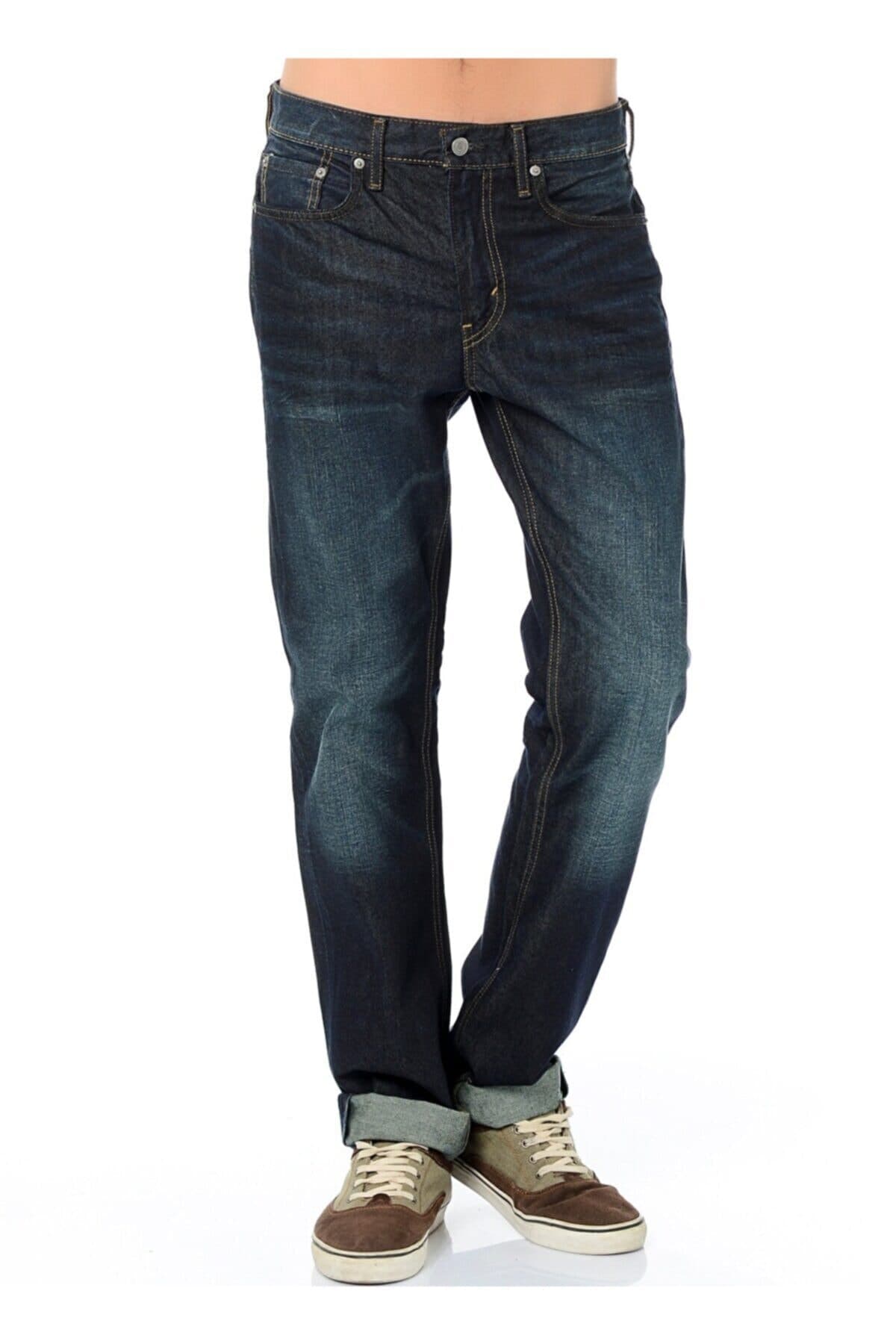 شلوار جین لیوایز مردانه آبی سرمه ای Narrow / Slim / اسلیم فیت فاق نرمال Straight/استریج Daily/روزانه | Levi’s TYC00195442228 UM — تصویر ۲